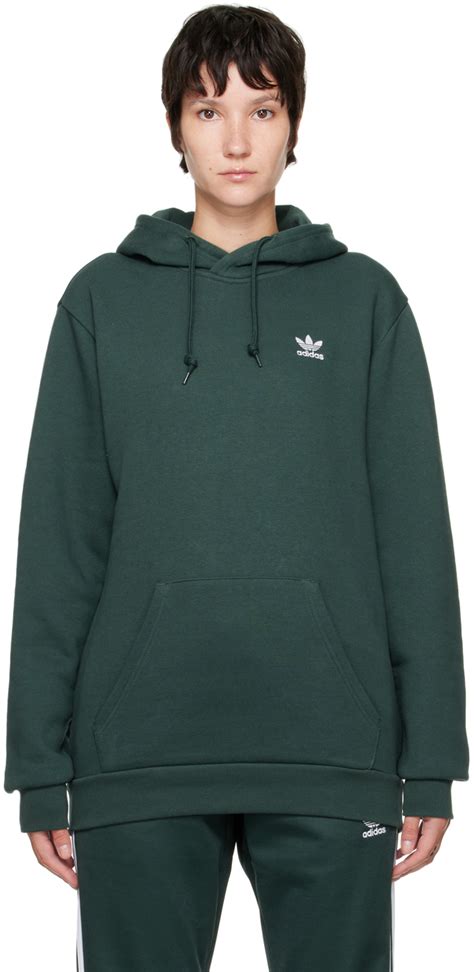 hoodie adidas originals verde musgo